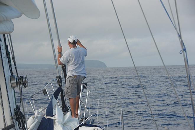 Approaching Horta, Faial, the Azores © Edward Cohen